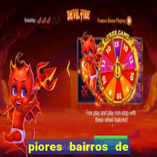 piores bairros de santos sp